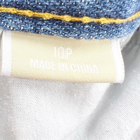 ✅ MICHAEL MICHAEL KORS WIDE LEG CROPPED JEANS SIZE 10 PETITE - Picture 7 of 8